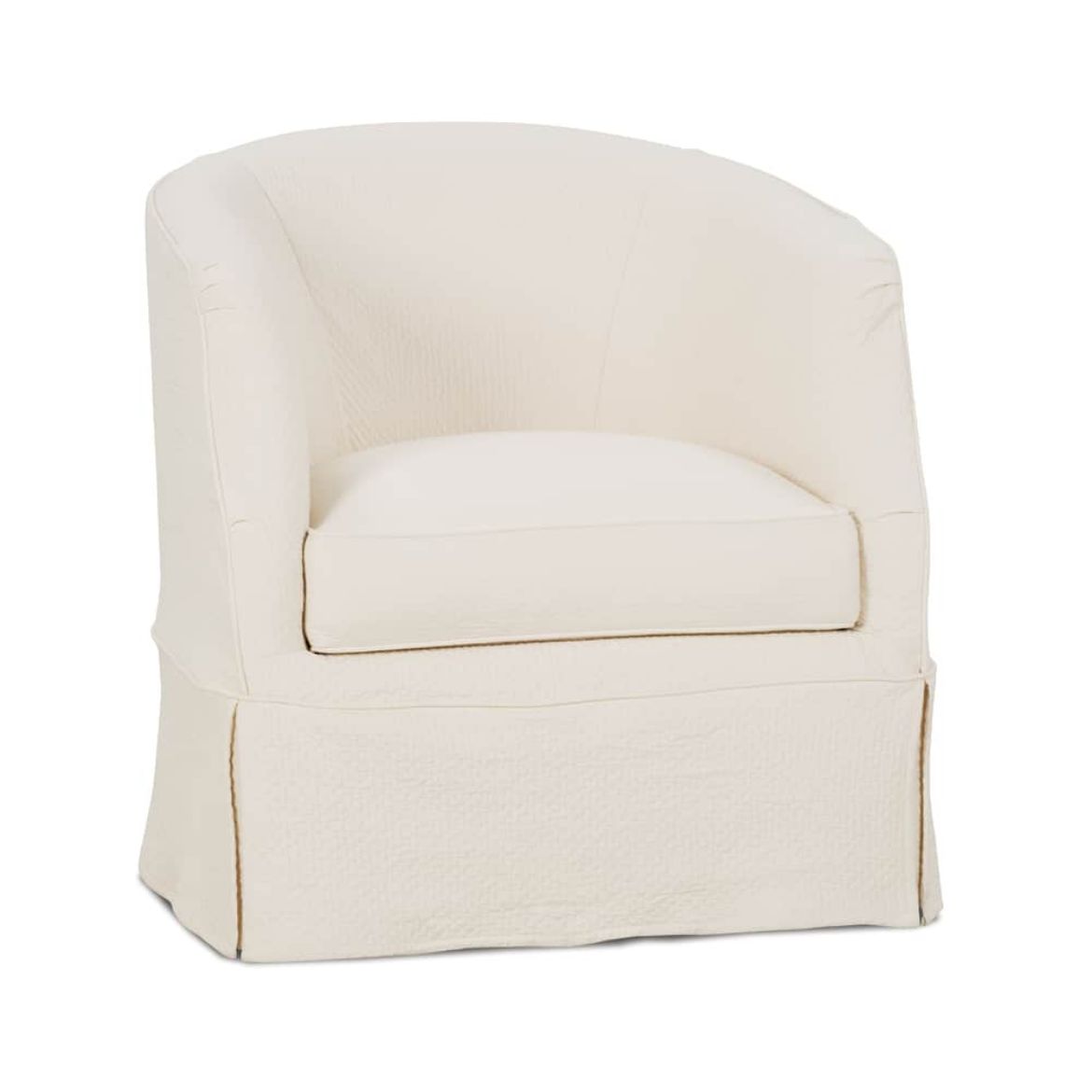 Picture of Ava Slipcovered Swivel Chair